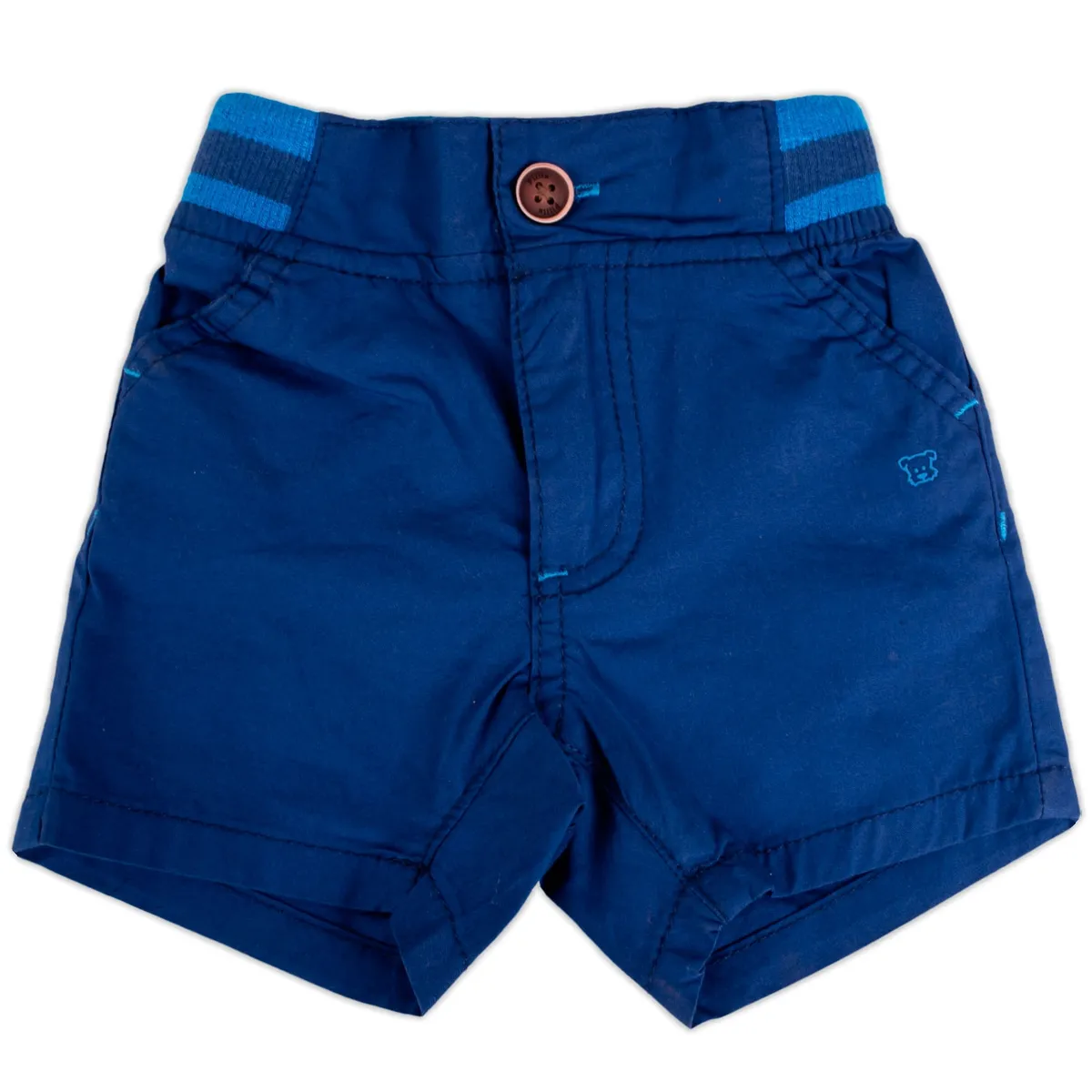 PILLIN - Bermuda Bebe Niño Azul Pillin PILLIN