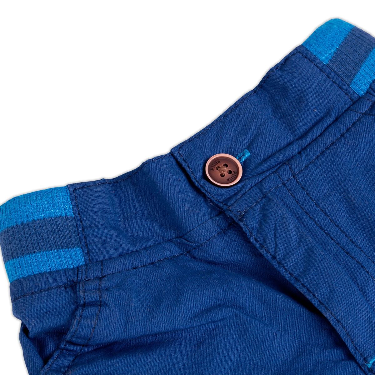 PILLIN - Bermuda Bebe Niño Azul Pillin PILLIN