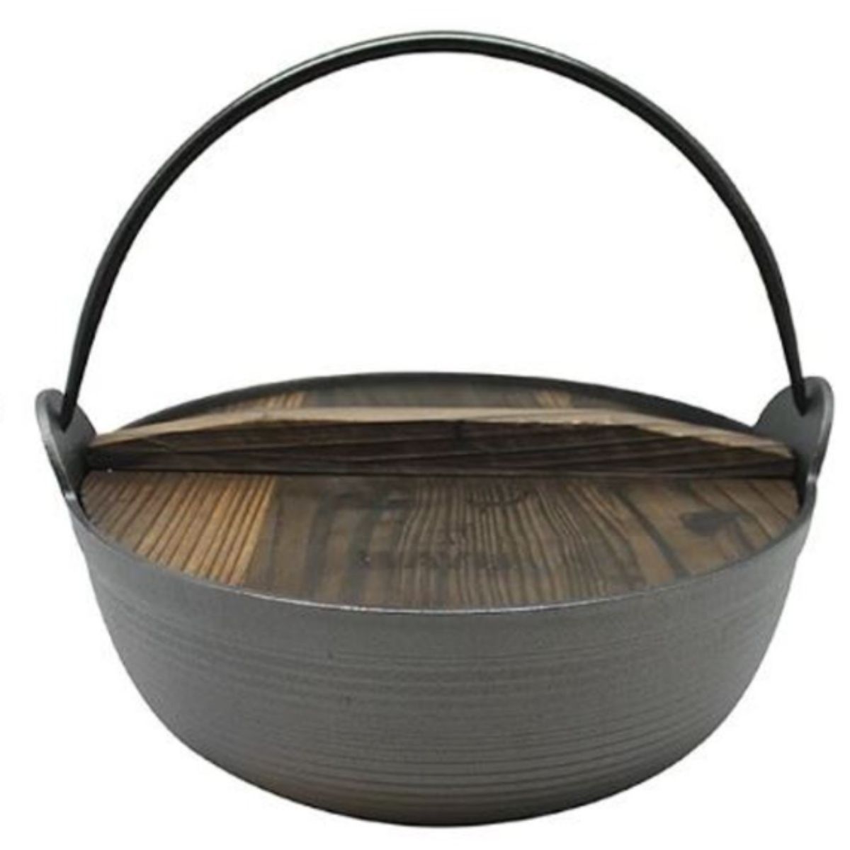 WAYU - OLLA CON TAPA DE MADERA WAYU IRON CAST