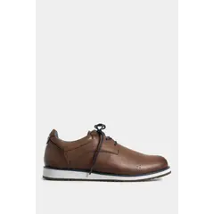 VELEZ - Zapato de cuero para hombre color Café