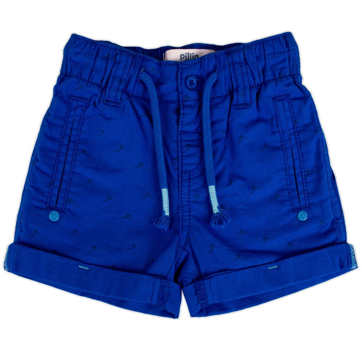 PILLIN - Bermuda Bebe Niño Azul eléctrico Pillin PILLIN