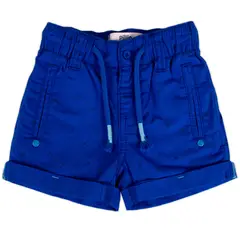PILLIN - Bermuda Bebe Niño Azul eléctrico