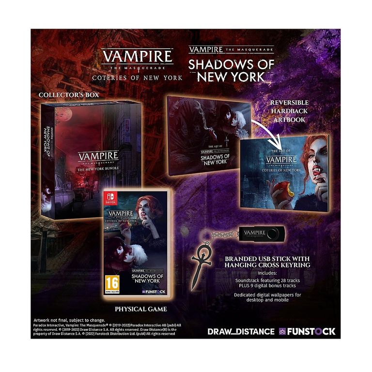 NINTENDO Vampire The Masquerade Coteries Shadow of NY CE- NSW