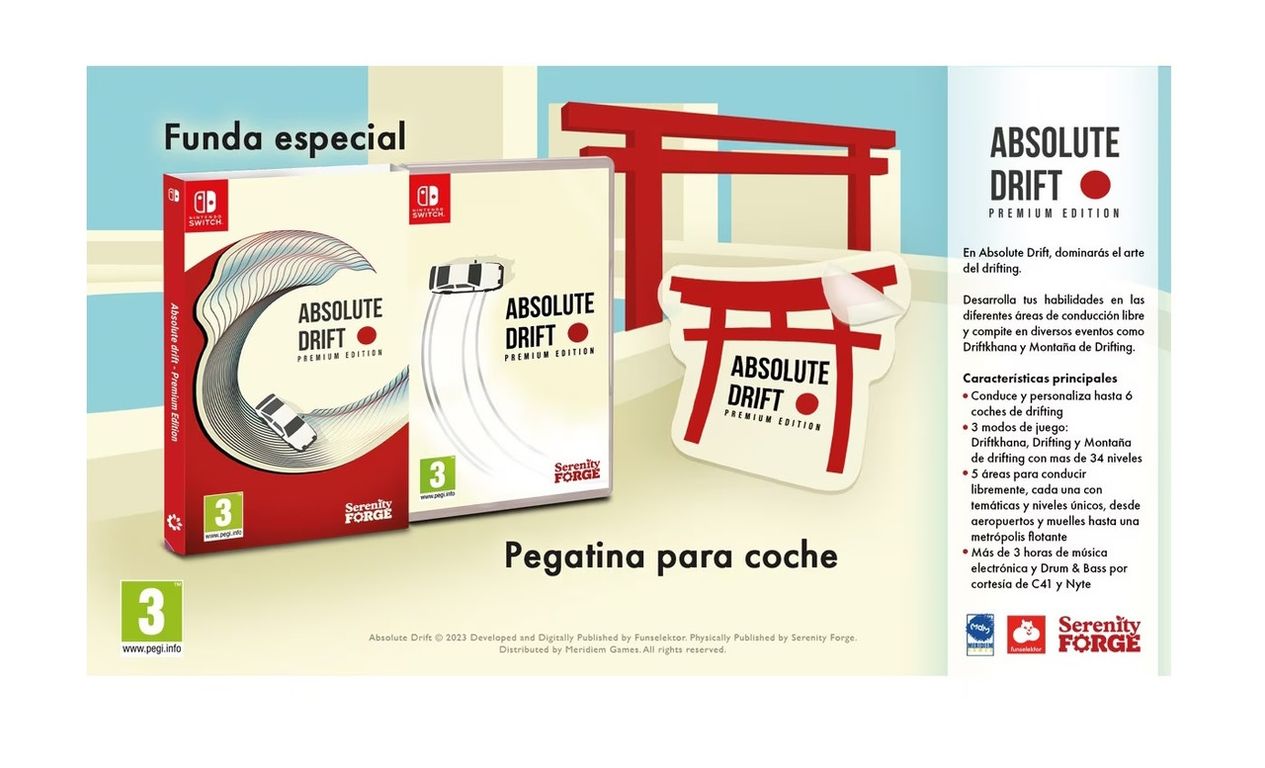 NINTENDO Absolute Drift Premium Ed.- Switch Físico - Sniper