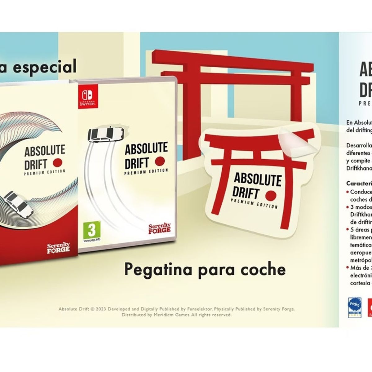 NINTENDO - Absolute Drift Premium Ed.- Switch Físico - Sniper