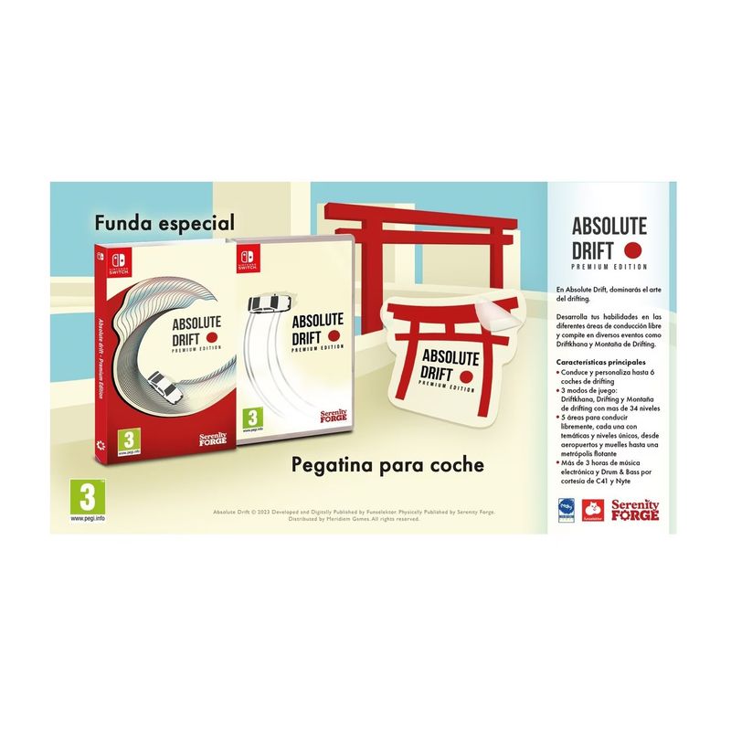 NINTENDO - Absolute Drift Premium Ed.- Switch Físico - Sniper