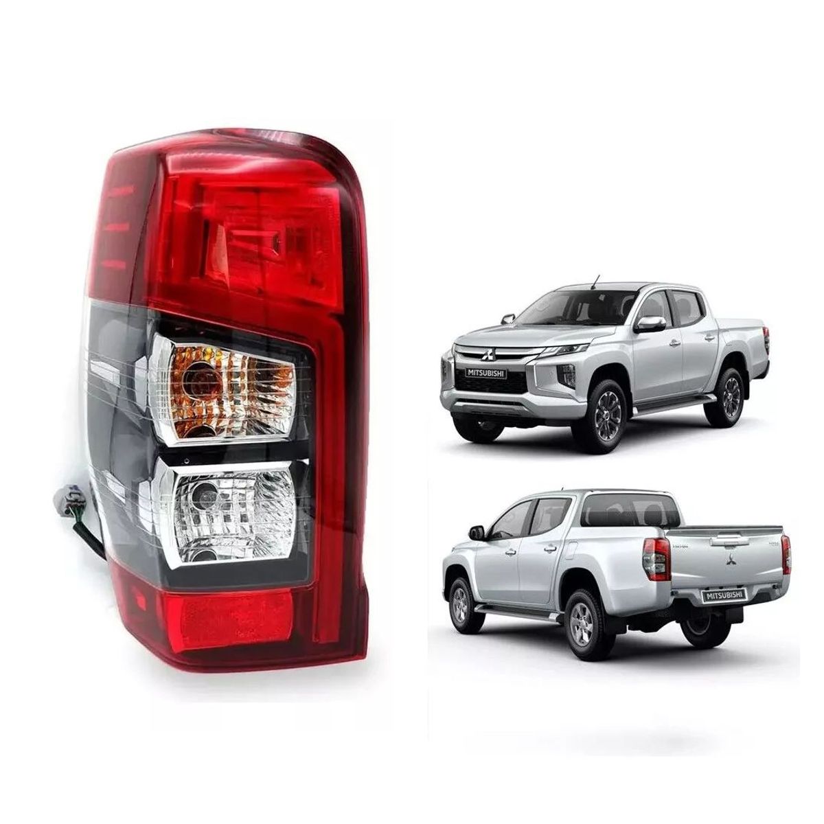 KUANGYE - Farol Trasero Izquierdo Mitsubishi L200 2019 2020 Led