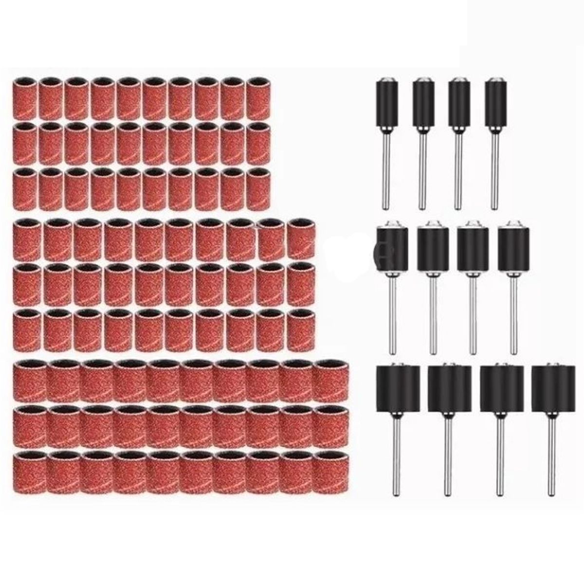 KUANGYE - Lijas Y Mandriles 3/8 1/2 1/4 Para Dremel Mototool 102 Pcs