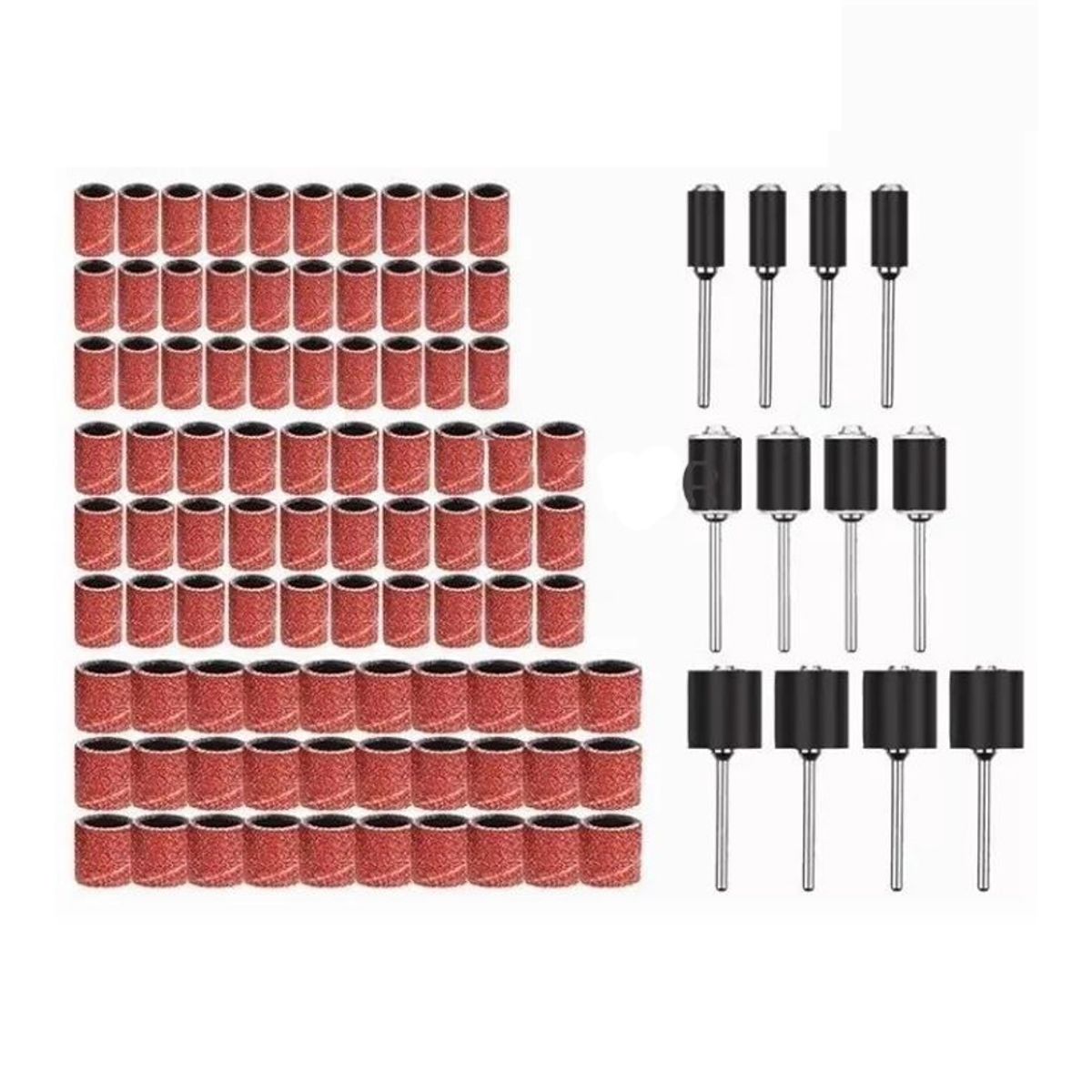 KUANGYE - Lijas Y Mandriles 3/8 1/2 1/4 Para Dremel Mototool 102 Pcs