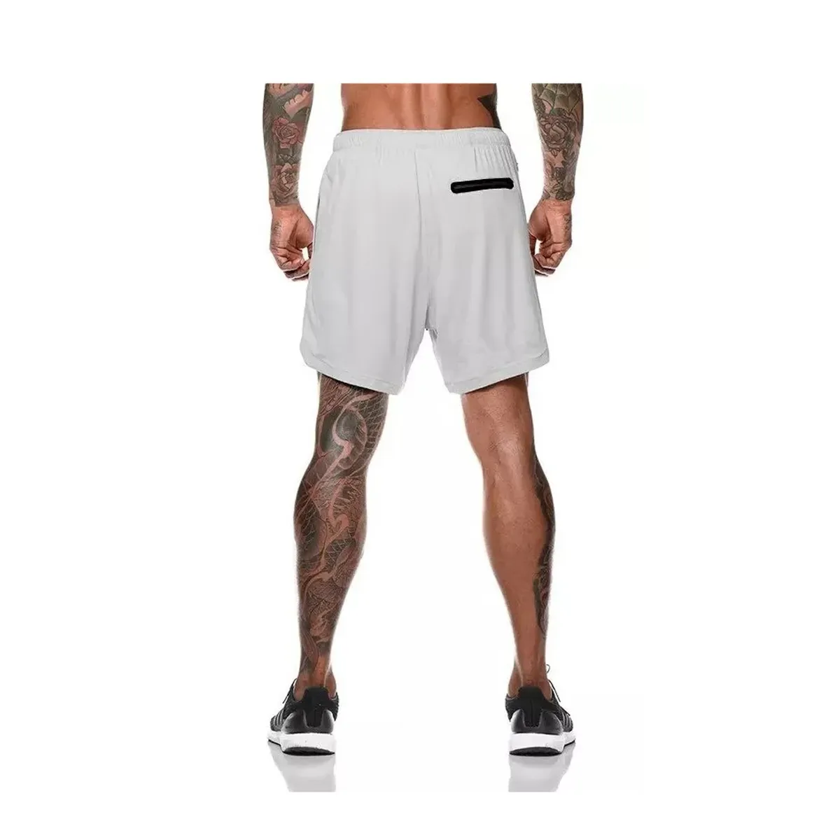 OEM - Short Gimnasio Hombre Con Calza Y Bolsillo Para Celular