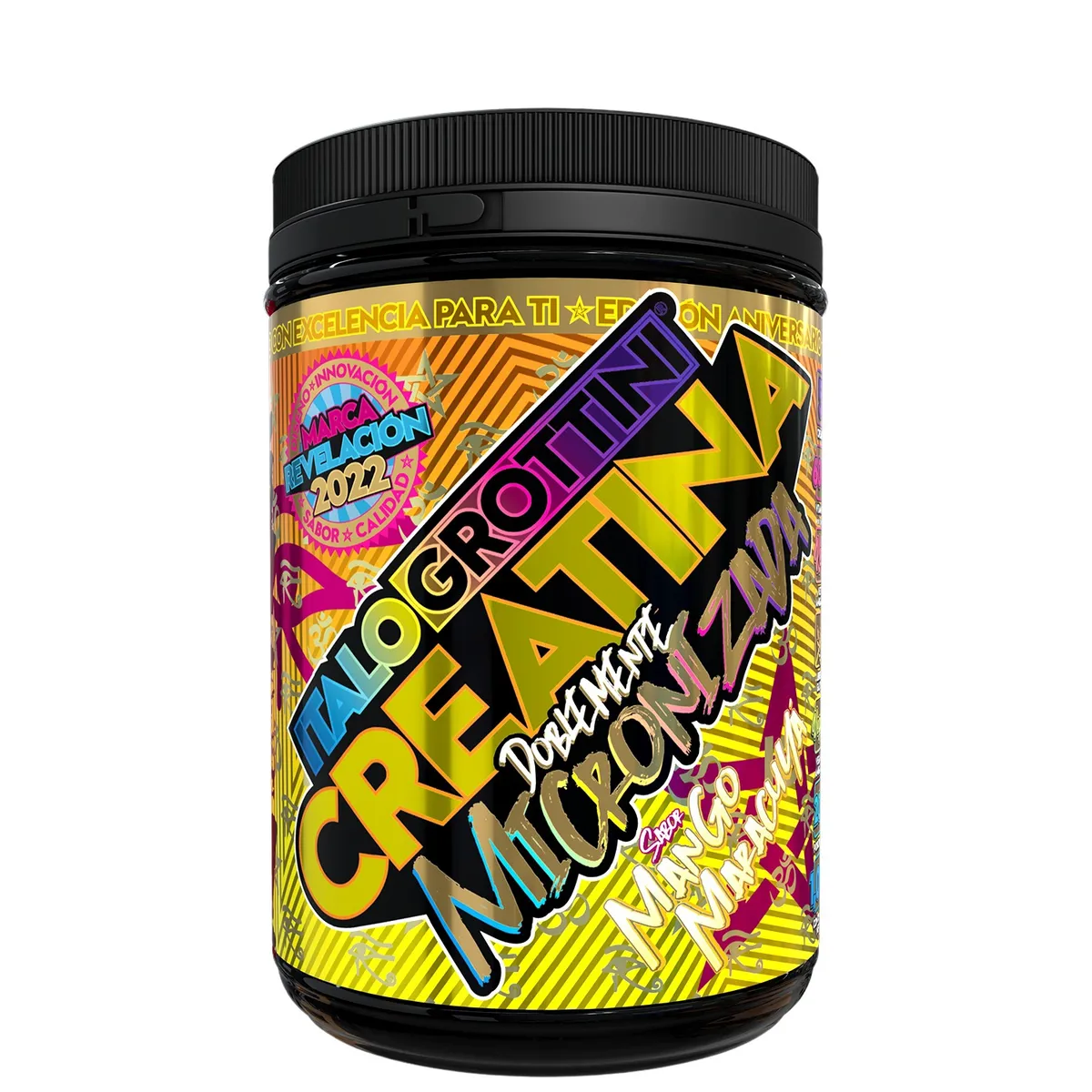 ITALO GROTTINI - CREATINA MONOHIDRATADA 1,080GR 200 SV MANGO MARACUYÁ - ITALO GROTTINI