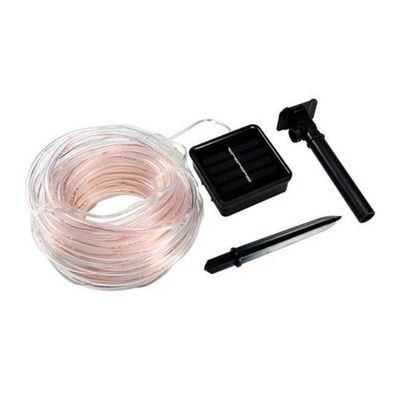Imagen 2 del producto Manguera Led Solar Calido Amarillo Navidad 10 Metros