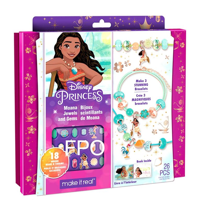 MAKE IT REAL - Princesa Moana Disney Set Joyas y Gemas