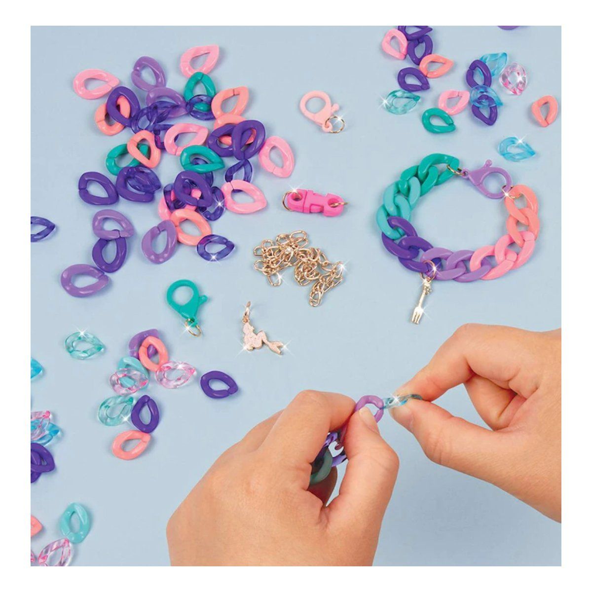 MAKE IT REAL - Princesa Sirenita Ariel Disney Set Pulseras Entrelazadas