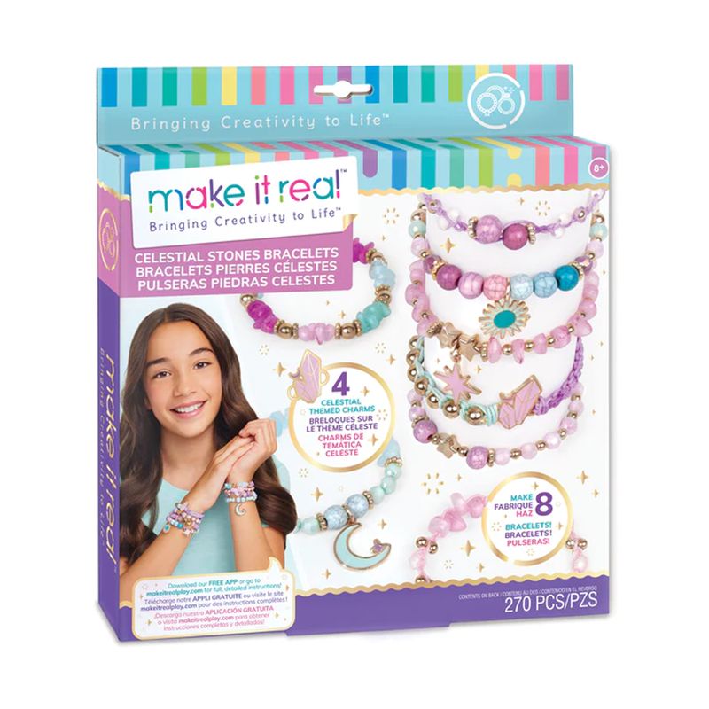 MAKE IT REAL - Pulsera Piedras Celestiales Make It Real