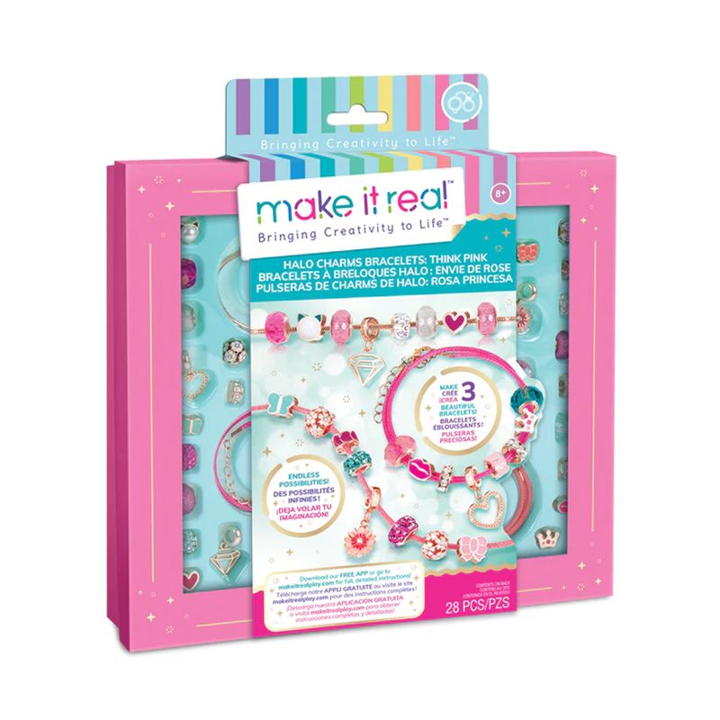 MAKE IT REAL - Pulsera Amuleto Princesa Rosa Make It Real