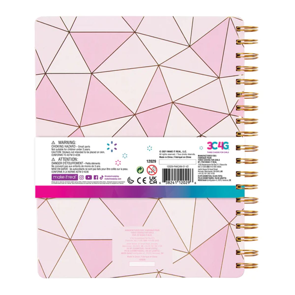 MAKE IT REAL - Cuaderno Pink & Gold Make It Real