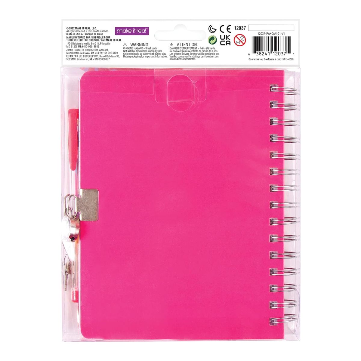 MAKE IT REAL - Diario Grafitti con Candado Make It Real