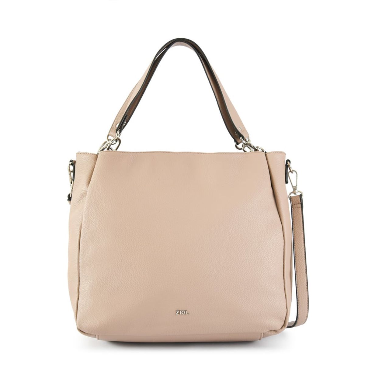 ZIOL - Cartera tote fedora mediana taupe