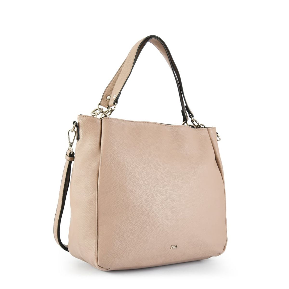 ZIOL - Cartera tote fedora mediana taupe