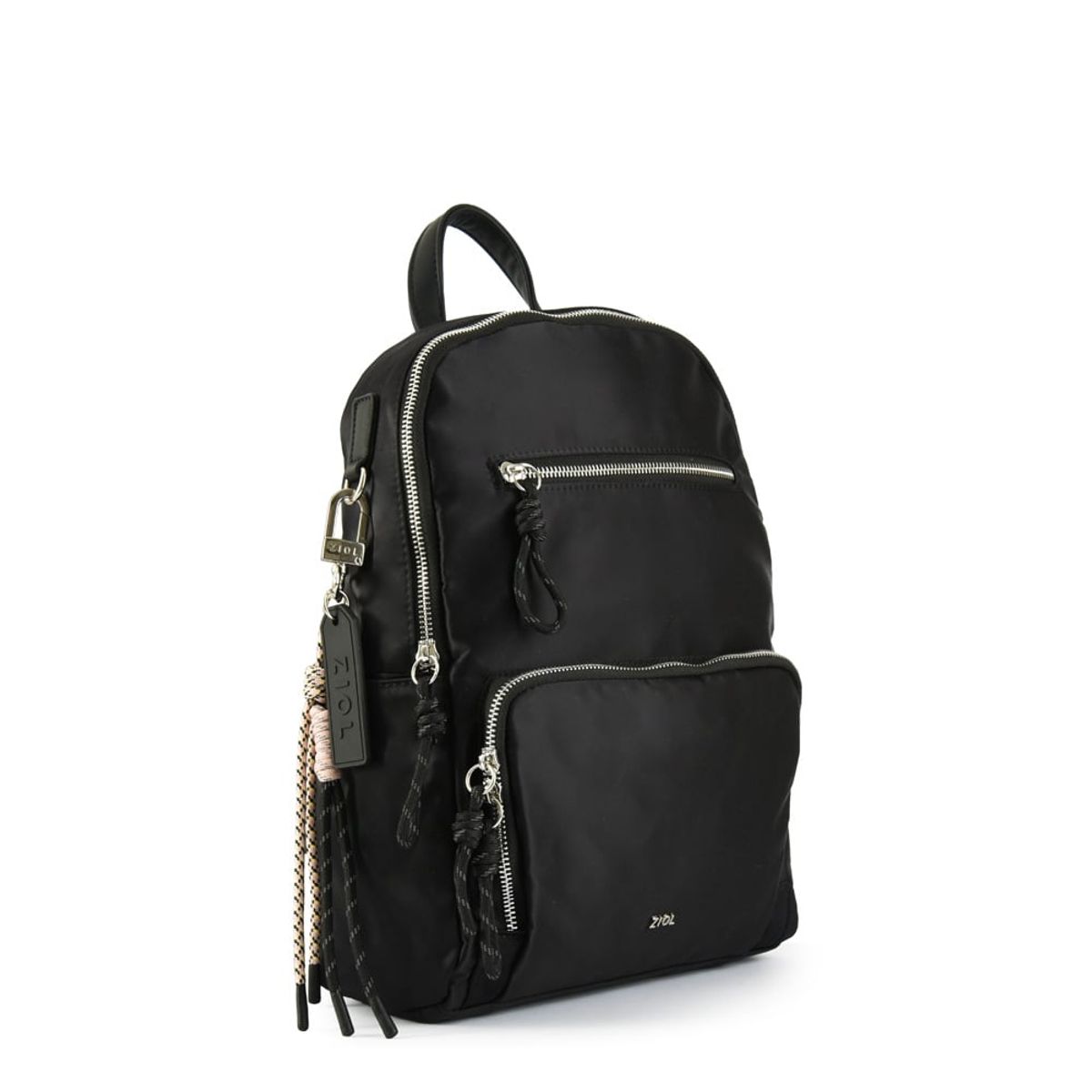 ZIOL - Mochila mediana perlina negro