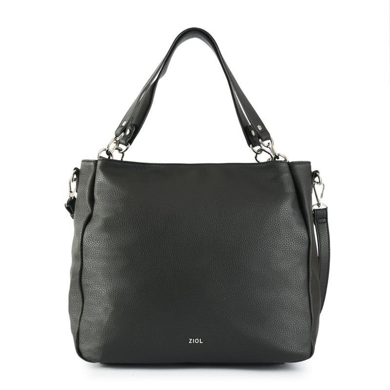 ZIOL - Cartera dos asas mediana fedora negro