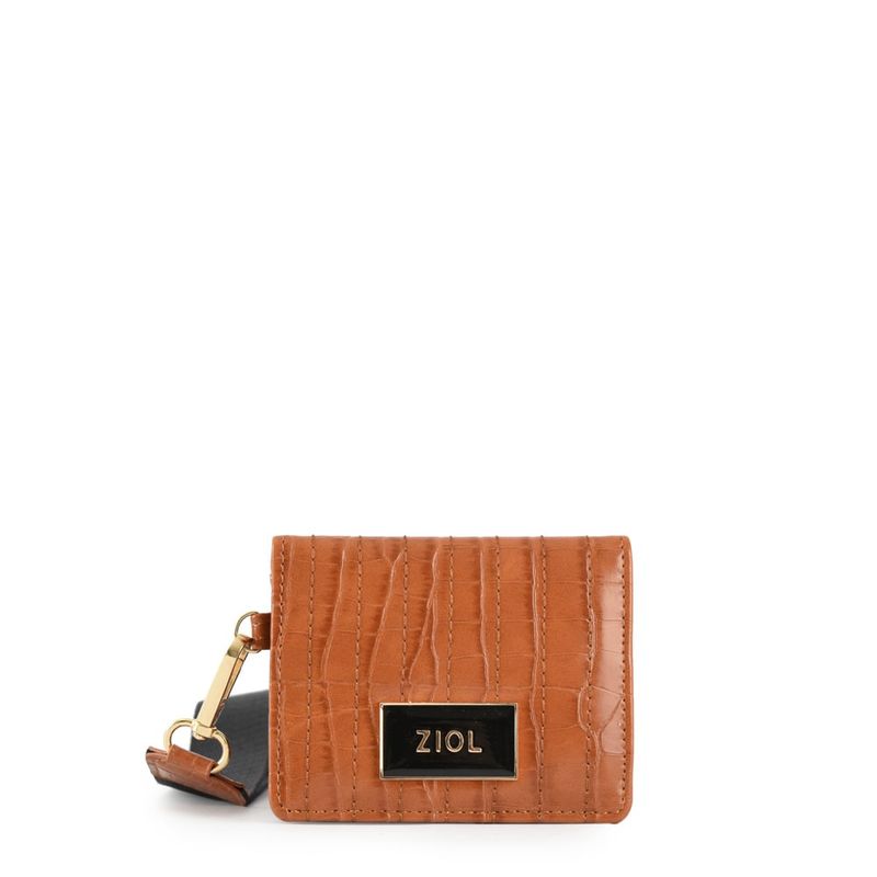 ZIOL - Tarjetero con ventana pequeña odzun camel