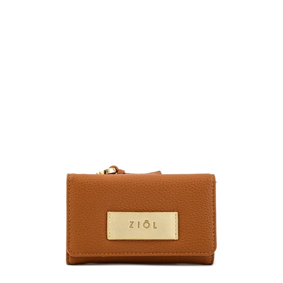 ZIOL - Billetera mediana masis café