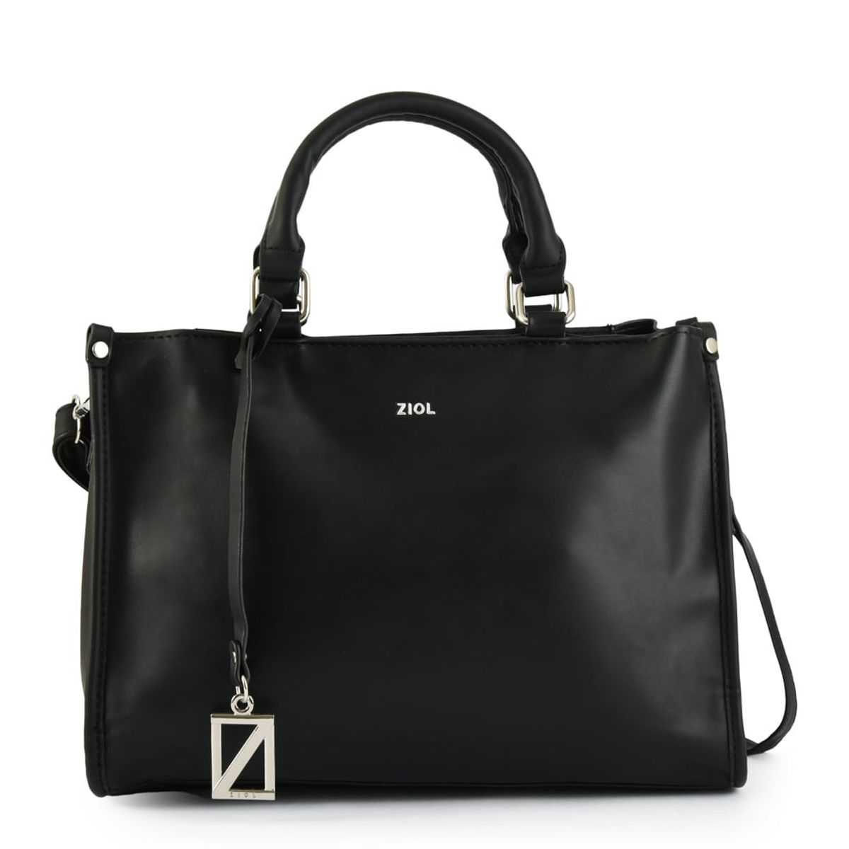 ZIOL - Cartera dos asas mediana kali negro