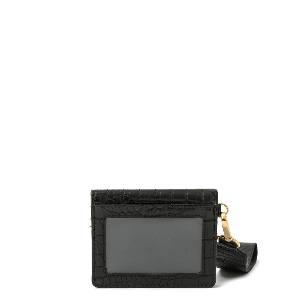 ZIOL - Tarjetero con ventana pequeña odzun negro