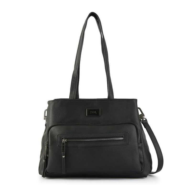 ZIOL - Cartera dos asas mediana classy negro