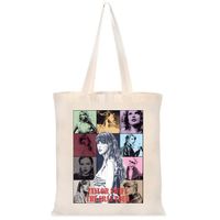 TOTE BAG ESTAMPADO THE ERAS TOUR TAYLOR SWIFT  35 X 40 CM