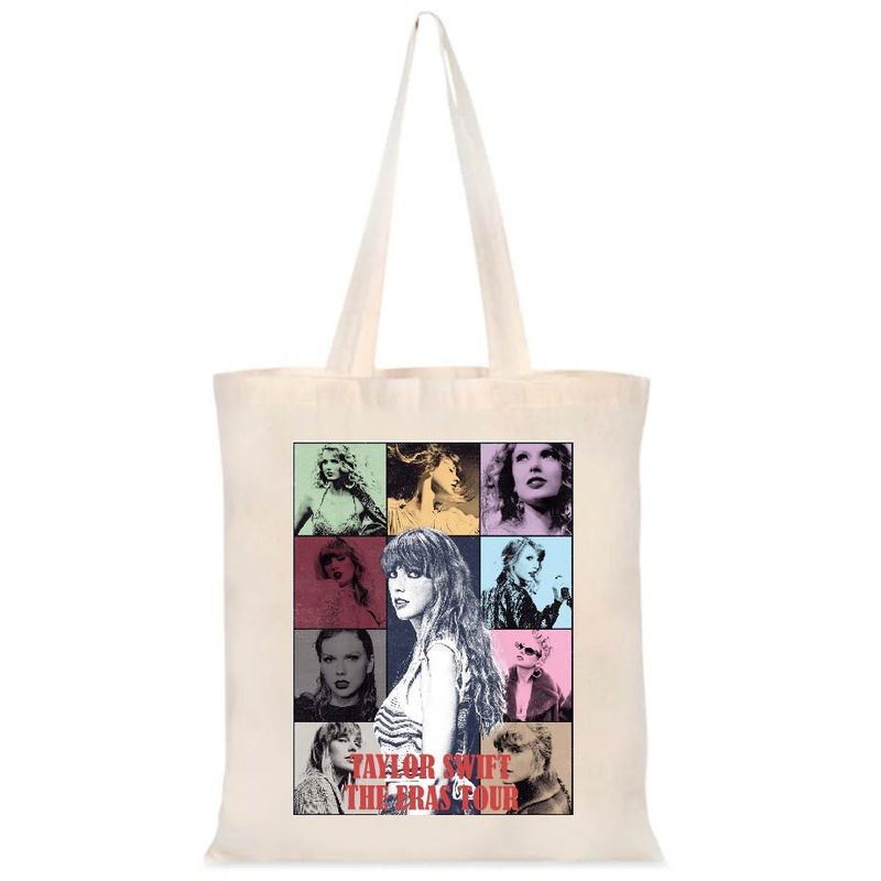 GENERICO - TOTE BAG ESTAMPADO THE ERAS TOUR TAYLOR SWIFT   35 X 40 CM