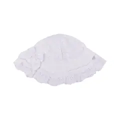 PILLIN - Gorro Bebe Niña Blanco Pillín