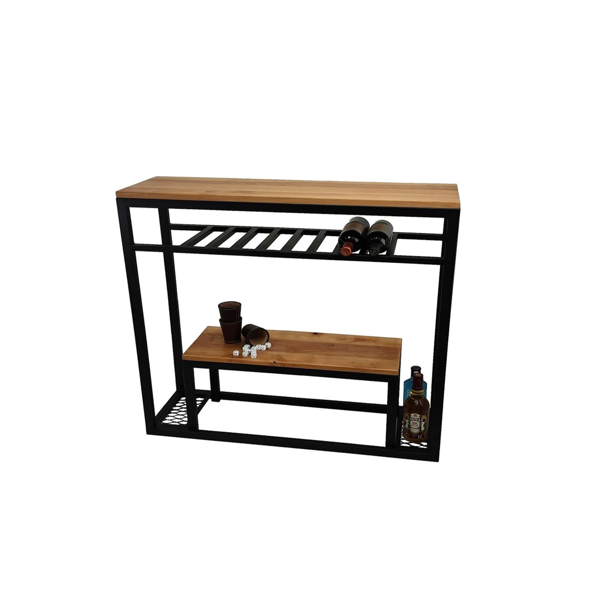 ILOFT - Mesa arrimo de roble Mallorca L ILOFT