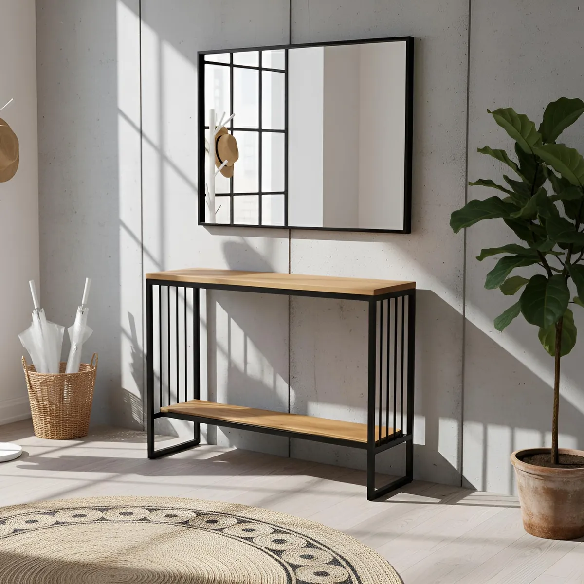 ILOFT - Mesa arrimo de roble Cardona M ILOFT