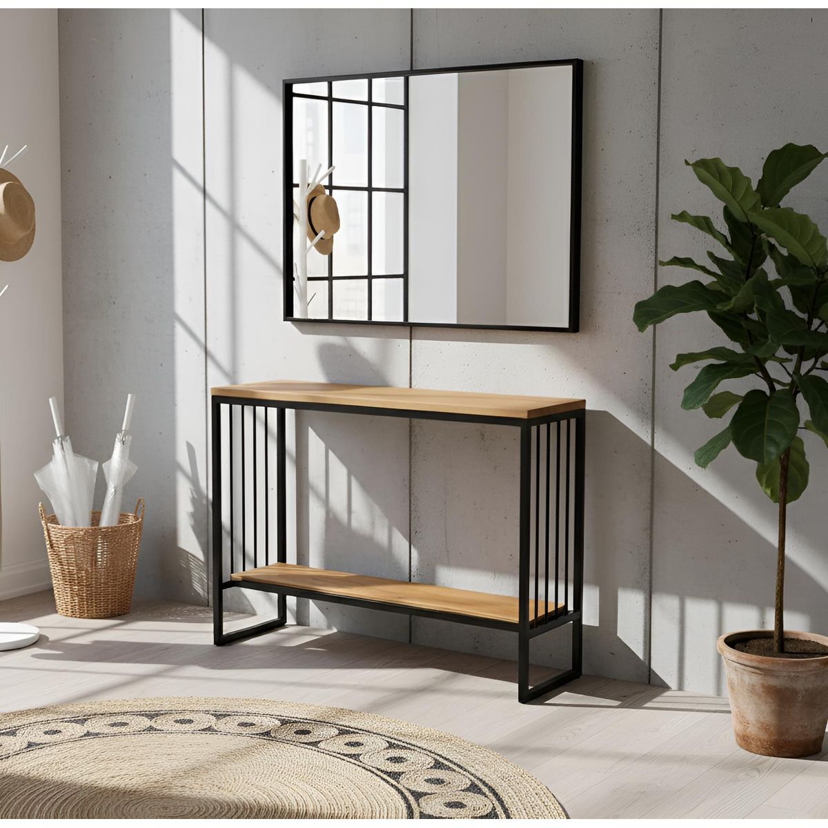 ILOFT - Mesa arrimo de roble Cardona M ILOFT