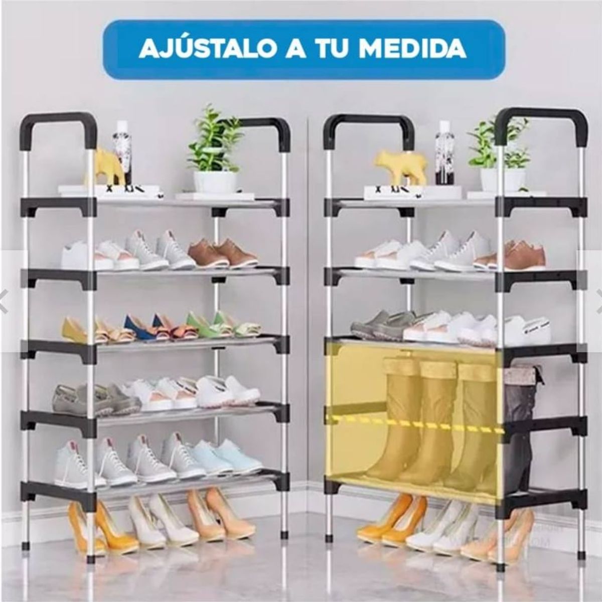 GENERICO - Organizador De Zapatos 5 Niveles Mueble Ropa