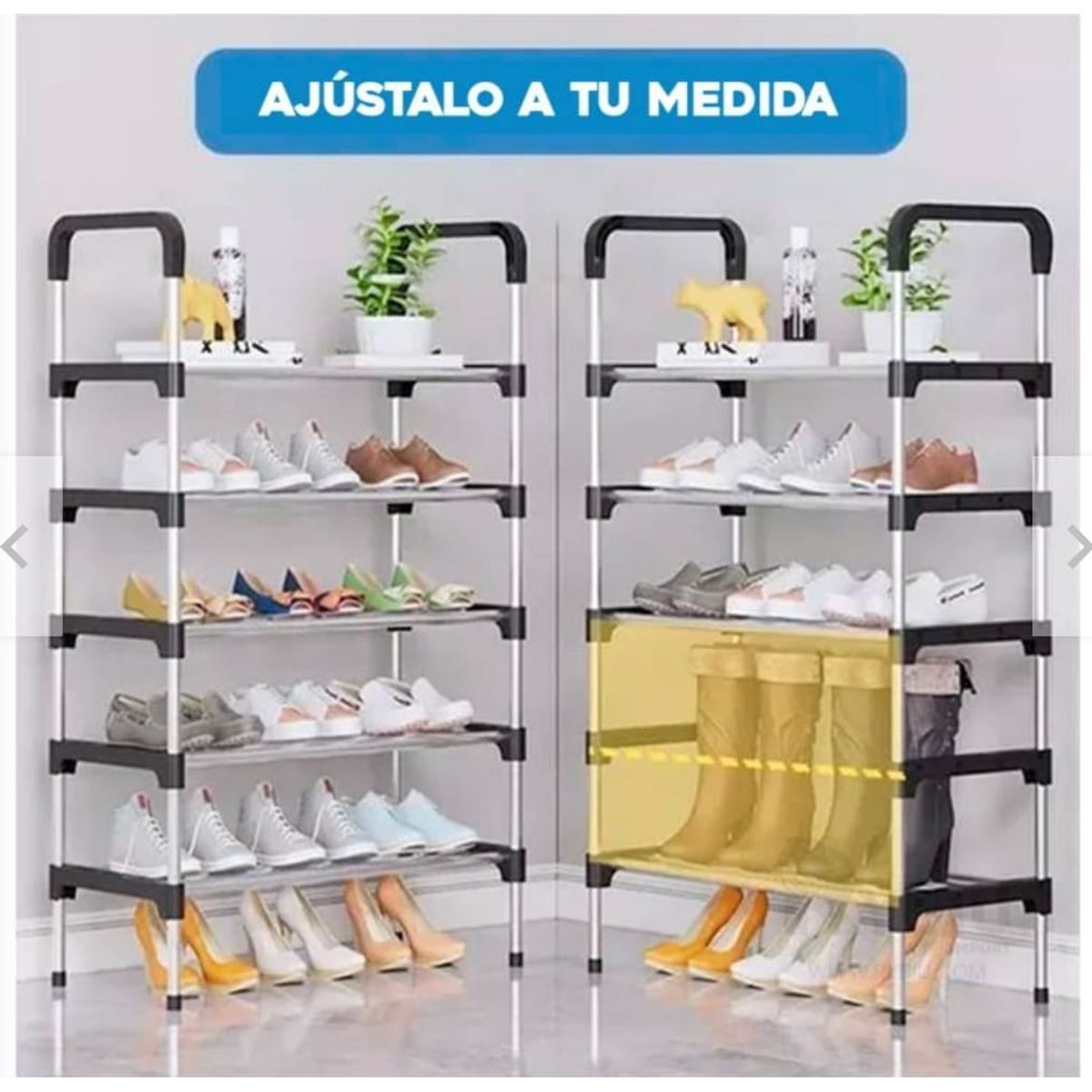 GENERICO - Organizador De Zapatos 5 Niveles Mueble Ropa