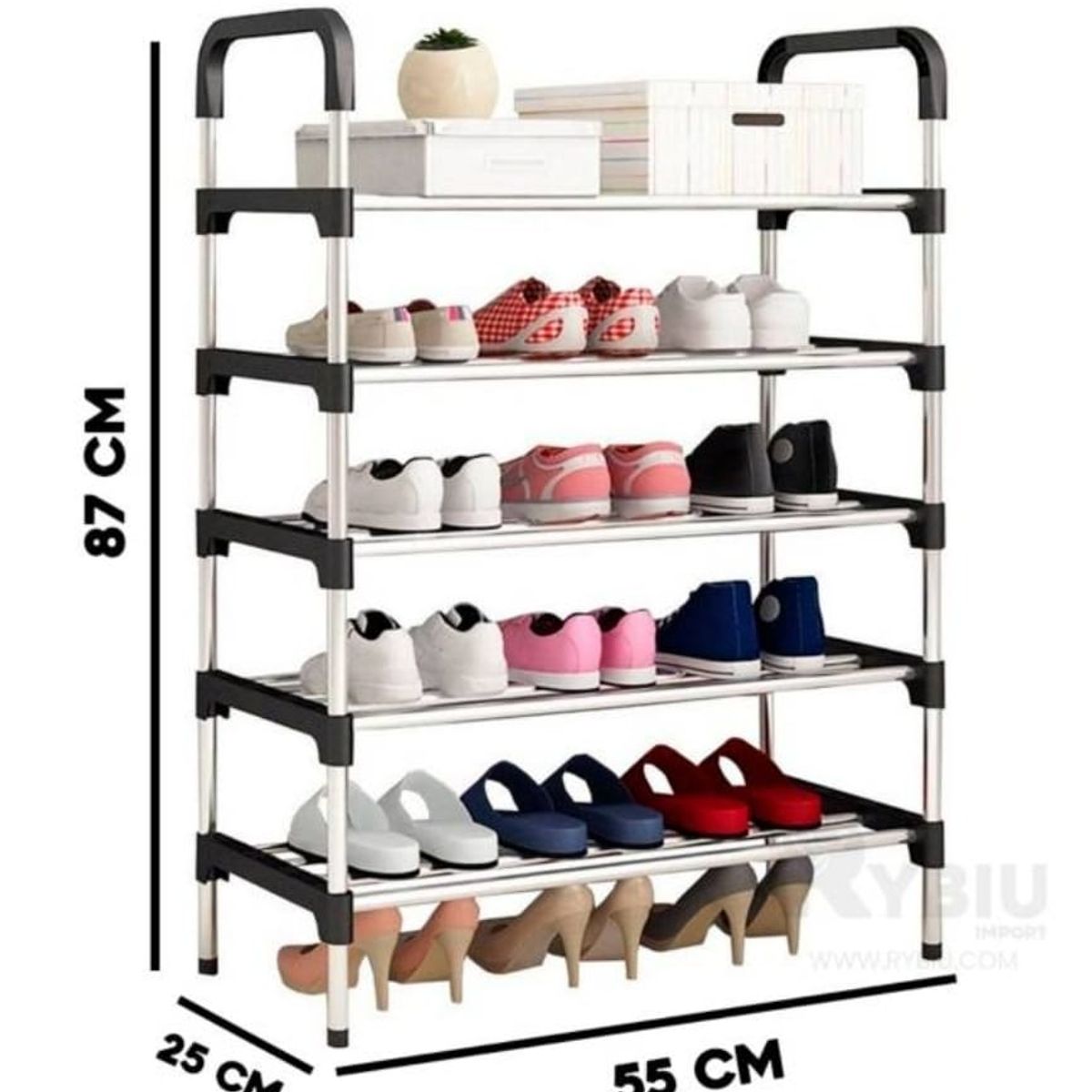 GENERICO - Organizador De Zapatos 5 Niveles Mueble Ropa