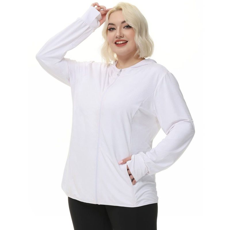 EVERSO - Sudadera Con Cremallera Protección Solar Uv Upf 50 Para Mujer
