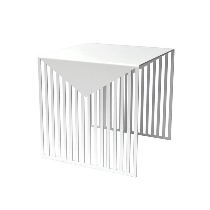 GENERICO - MESA DE CENTRO CAGE BLANCA