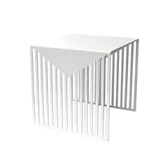 GENERICO - MESA DE CENTRO CAGE BLANCA