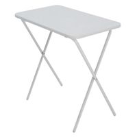 Mesa Auxiliar Plegable Color Blanco
