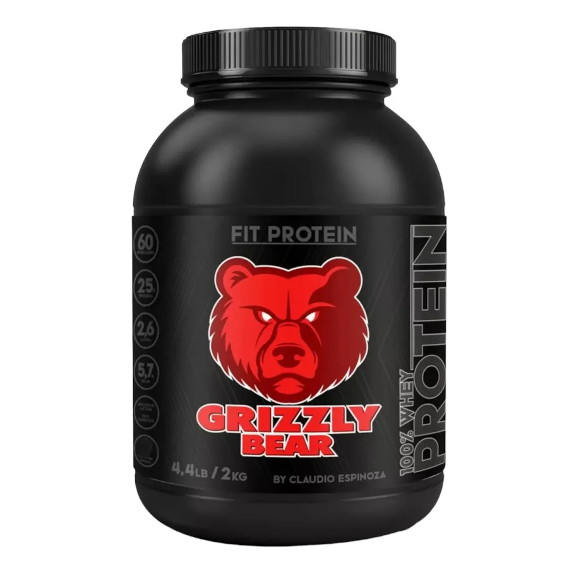 GRIZZLY - Proteína Grizzly Bears 2 kg  - Mantequilla de maní - 60 serv.