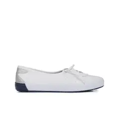 VELEZ - Zapatillas planos atenas de cuero para mujer casual