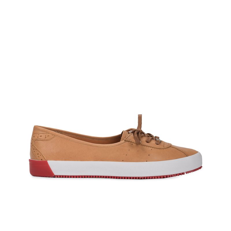 VELEZ - Vélez Tenis Planos Atenas De Cuero Para Mujer Casual Blanco