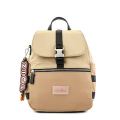 ZIOL - Mochila con tapa mediana tavira beige