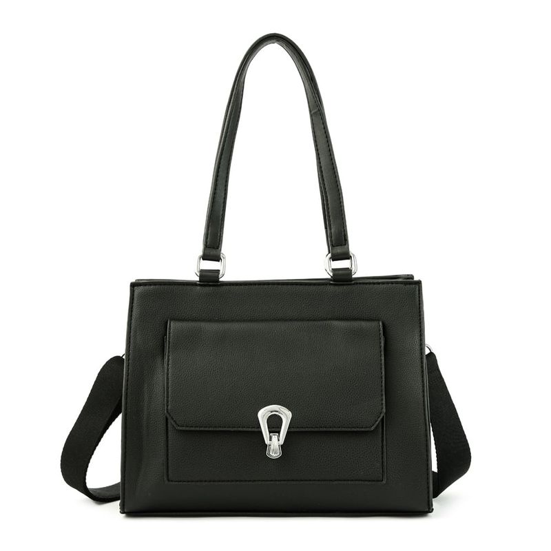 ZIOL - Cartera dos asas mediana dalal negro