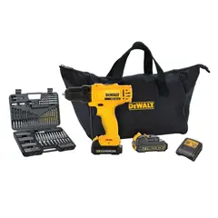DEWALT - Kit Taladro Rot 12v+2BaT+Bolso+ 09 Acc